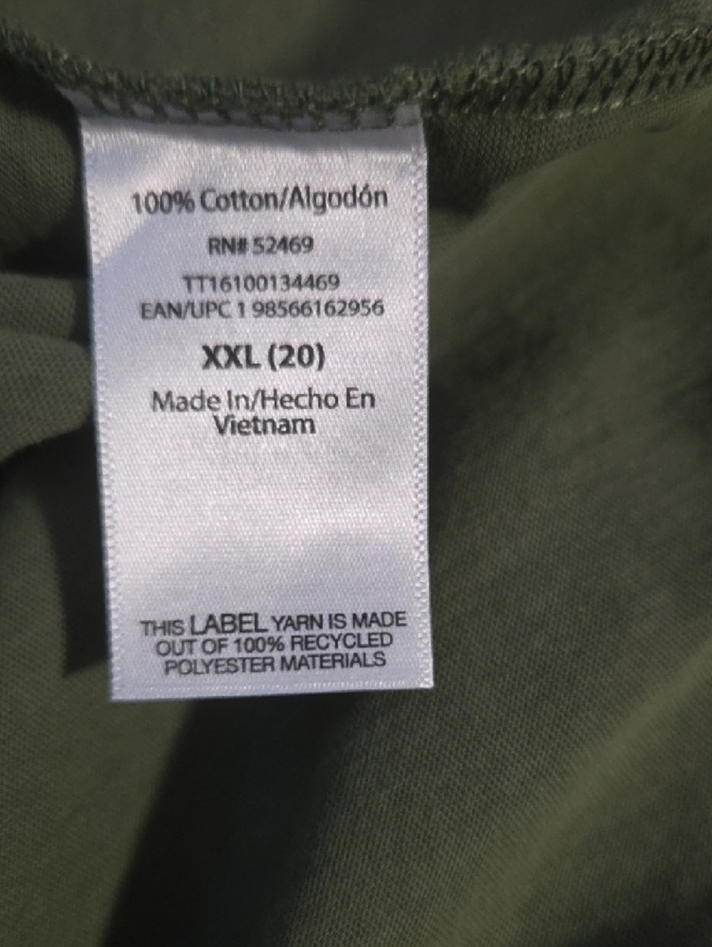 Time and Tru Olive Green Tiered Mini Dress - Picture 5 of 5